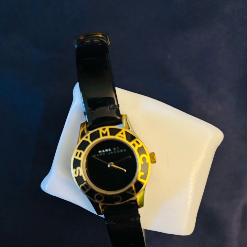 Marc Jacobs Gold and Black Timepiece